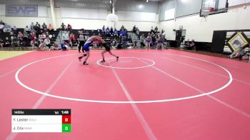 140 lbs Rr Rnd 1 - Yara Lester, Oologah vs Joslyn Cox, Miami