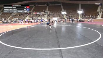 124 lbs Champ. Round 1 - Kara-lynn Dover, Roundtree Wrestling Academy vs Daniela Espinal, Montreat