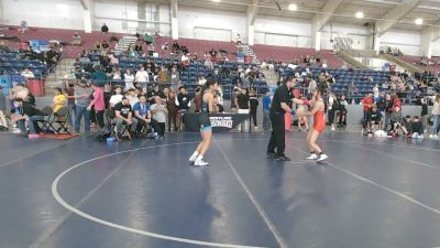 100 lbs Quarters - Jasmine Buck, RBYWC vs Bella Dimapasoc, ZM Grappling