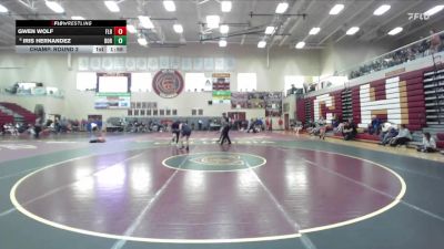 140 lbs Champ. Round 2 - Gwen Wolf, Filer vs Iris Hernandez, Borah