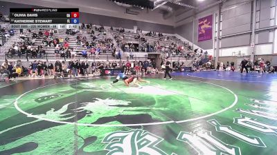 U20 Women - 68 lbs Champ. Round 3 - Olivia Davis, CA vs Katherine Stewart, FL