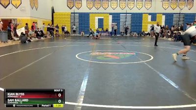 215 lbs Semifinals (8 Team) - Sam Ballard, Suwannee vs Kian Blyss, Hernando