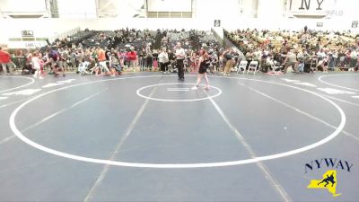 110 lbs 5th Place Match - Karley Smith, Mustang Youth Wrestling Club vs Lillian Fowler, South Jefferson Spartans