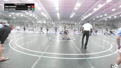 106 lbs Quarterfinal - Trea Ducking, Team Shutt Mutts vs Ace Chittum, Team Shutt