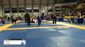 GIOVANNA CANUTO vs ALYSSA WILSON 2018 World IBJJF Jiu-Jitsu Championship