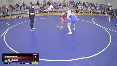 157 lbs Cons. Round 2 - Adam Urbina, Pendleton Wrestling Club vs James Hearick, Sweet Home