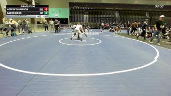 144 lbs 7th Place - Kolvin Thompson, Box Elder vs Caden Cook, Faith Lutheran