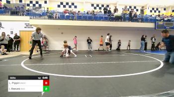 55 lbs Quarterfinal - Langston Pippin, Wagoner Takedown Club vs Isaac Reeves, Bartlesville Wrestling Club