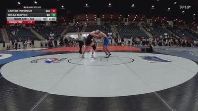 184 lbs Cons. Round 2 - Dylan Burton, Midway University vs Carter Peterson, Northwestern (Iowa)