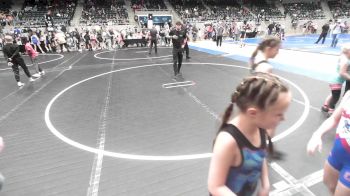 62 lbs Quarterfinal - Bexley Leisinger, Choctaw Ironman Youth Wrestling vs Emeree Calkins, Pawhuska Elks Takedown