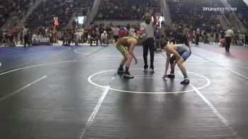 137 lbs Round Of 16 - Tyson Beanland, Dove Creek Bulldogs vs Jackson Perkins, Prescott Valley Bighorns