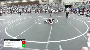 85 lbs Quarterfinal - Grayson Waggoner, North Country WC vs Grey Salamy, West Valley Junior Eagles