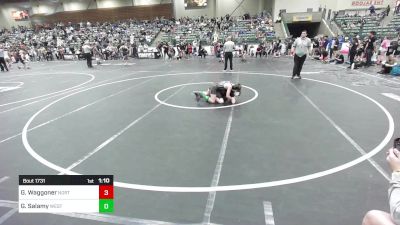 85 lbs Quarterfinal - Grayson Waggoner, North Country WC vs Grey Salamy, West Valley Junior Eagles