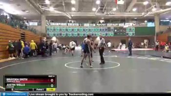 138 lbs Cons. Round 6 - Brayden Smith, Cherokee Trail vs Justin Wells, Lakeside