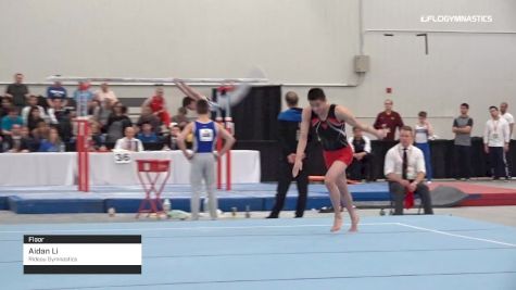Aidan Li - Floor, Rideau Gymnastics - 2019 Canadian Gymnastics Championships