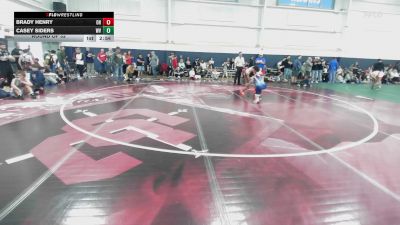 C-132 lbs Round Of 32 - Brady Henry, OH vs Casey Siders, WV
