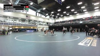 141 lbs Cons. Round 2 - Lucas Long, Rio Hondo vs Jeo Navarrete, Cuesta College