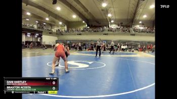 115 lbs Quarterfinal - Dani Hartley, Nixa Youth Wrestling vs Braxton Acosta, Lathrop Youth Wrestling Club