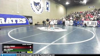 170 lbs Champ. Round 1 - Iris Medina, Bakersfield vs Julissa Perez, Mira Monte