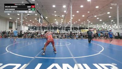 134 lbs Rr Rnd 3 - Julian Arango, Scorpions - HSC vs Jack Baron, Grit Mat Club Blue - HSC