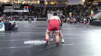 207 lbs Cons. Round 1 - Mackenzie Laforest, D`Youville vs Alivia Davey, Wisconsin - Oshkosh