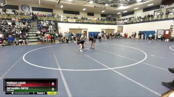 138 lbs Quarterfinal - Moriah Louis, Lakeland Union vs Deyanira Ortiz, Arcadia