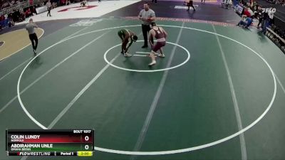 Champ. Round 1 - Abdirahman Unle, Omaha Bryan vs Colin Lundy, Norfolk