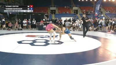 110 lbs Champ. Rd Of 16 - Sydney Stifter, Missouri vs Summer Mutschler, Maryland