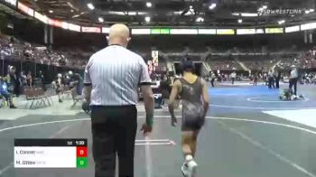 82 lbs Round Of 16 - Isaac Conner, War Hammer vs Malia Ottow, Team Takedown