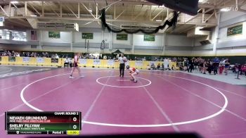 138 lbs Champ. Round 2 - Nevaeh Grunhuvd, Mine Yard Dogs Wrestling Club vs Shelby Fillyaw, Central Florida Wrestling