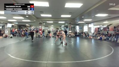 100-111 lbs Round 2 - Mackenzie Dolan, Team Real Life Wrestling vs Kennedy Victorino, Boise Youth Wrestling