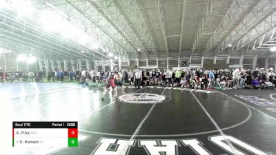 138 lbs Cons. Round 3 - Shad Hansen, Pleasant Grove vs Aiden Pina, Weber