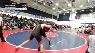 150 lbs Cons. Round 1 - John Gonzales, Ayala vs Caden Zendejas, Alemany