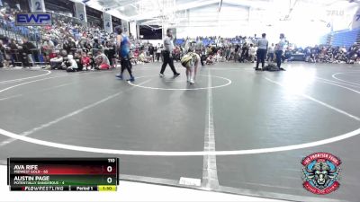 110 lbs Round 1 (4 Team) - Austin Page, Potentially Dangerous vs Ava Rife, Midwest Gold