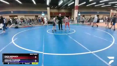 132 lbs Cons. Round 2 - Zach Womach, 3F Wrestling vs Keegan Pledger, Finesse Wrestling Club