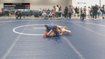 120 lbs Consi Of 128 #2 - Brighton Prine, GA vs Kaden Sergio, IA