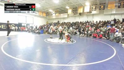 215 lbs Champ. Round 1 - Andrew Vega, Colony vs Santiago Salas, Yorba Linda