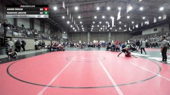 144F Cons. Round 1 - Asher Wiram, Hewitt-Trussville vs Toanton Likiche, Neosho