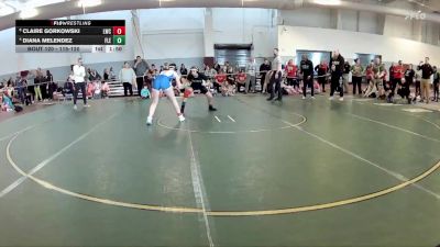 115-120 lbs Semifinal - Claire Gorkowski, Legend Wrestling Club vs Diana Melendez, Flex