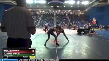 138 lbs Champ. Round 2 - Paul Ognissanti, Blair Academy vs Cameron Cataldi, Caesar Rodney