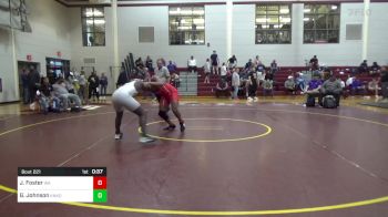 190 lbs Consi Of 16 #2 - Jakri Foster, Woodward Academy vs Gavin Johnson, Kinkaid