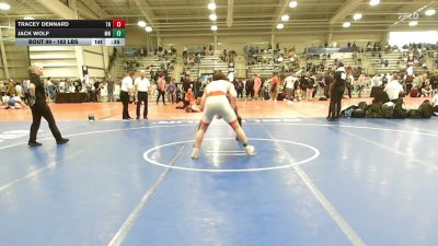 182 lbs Consi Of 8 #2 - Tracey Dennard, TN vs Jack Wolf, MN