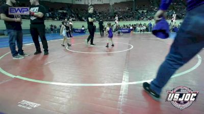 45 lbs Quarterfinal - Everly Neff, Chickasha Youth Wrestling vs Blakely Torix, Sperry Wrestling Club