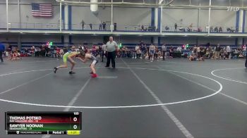 105 lbs Finals (2 Team) - Sawyer Noonan, Headhunters vs Thomas Potsko, Mat Assassins Red
