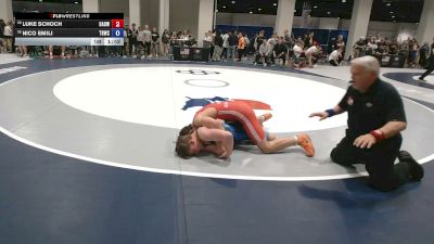60 kg Cons. Rd Of 32 - Luke Schoch, Bay Area Dragons Wrestling Center vs Nico Emili, The Hunt Wrestling Club