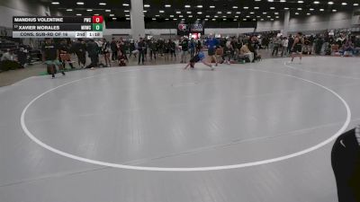 150 lbs Cons. Sub-rd Of 16 - Mandius Volentine, Powerhouse Wrestling Club vs Xavier Morales, Mat Rat Wrestling Club
