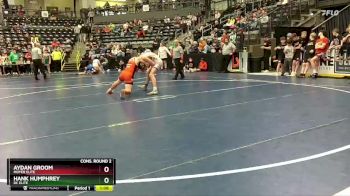 140 lbs Cons. Round 2 - Aydan Groom, Moyer Elite vs Hank Humphrey, DC Elite