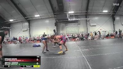 138 lbs Round 2 (6 Team) - Ethan Davis, Slate Wrestling Academy vs Bryce Adkins, Refinery Wrestling