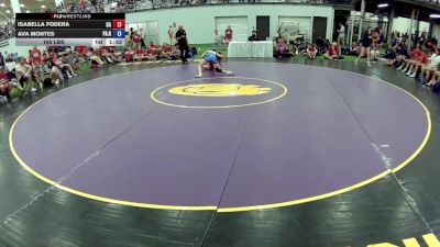 105 lbs Isabella Fodera, California vs Ava Montes, Pennsylvania Red