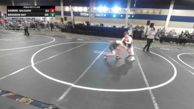 123 lbs Consi Of 32 #1 - Gabriel Salgado, Silverback WC vs Bronson Ray, Suples